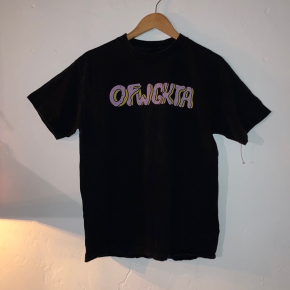 🛹🍩 OFWGKTA Tyler the Creator Earl Sweatshirt Black Sz Medium 100% Cotton 🍩🛹 - Picture 2 of 7